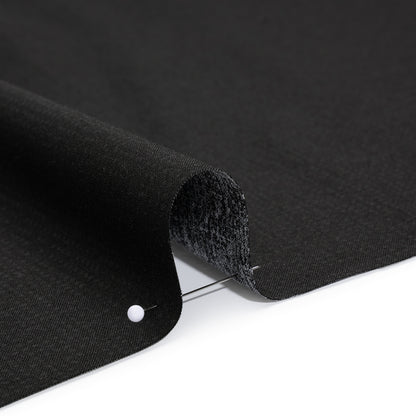 Printed Quilting Cotton by Ghazal Razavi for FIGO Studio - Black on Black Code - Dusk Collection