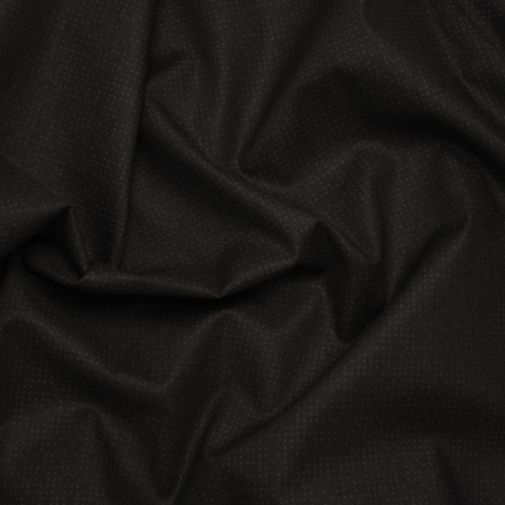 Printed Quilting Cotton by Ghazal Razavi for FIGO Studio - Black on Black Code - Dusk Collection