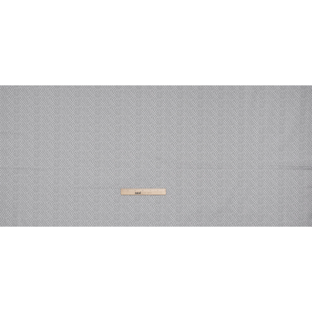 Printed Quilting Cotton by Ghazal Razavi for FIGO Studio - Gray on Gray Soft Check - Dewfall Collection