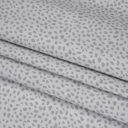 Printed Quilting Cotton by Ghazal Razavi for FIGO Studio - Gray on Gray Spotty - Dewfall Collection