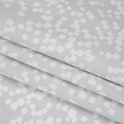 Printed Quilting Cotton by Ghazal Razavi for FIGO Studio - Gray and White Marshmallow - Dewfall Collection