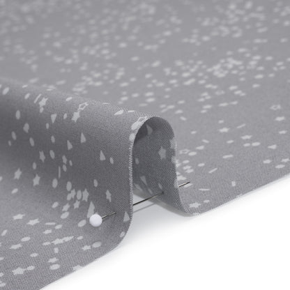 Printed Quilting Cotton by Ghazal Razavi for FIGO Studio - Gray and White Sprinkles - Dewfall Collection