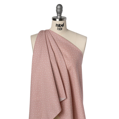 Printed Quilting Cotton by Ghazal Razavi for FIGO Studio - Rose Polka Dots - Nest Collection