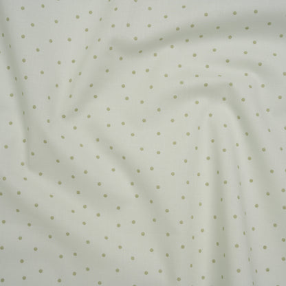 Printed Quilting Cotton by Ghazal Razavi for FIGO Studio - Key Lime Polka Dots - Nest Collection