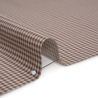 Printed Quilting Cotton by Ghazal Razavi for FIGO Studio - Walnut Checks - Nest Collection