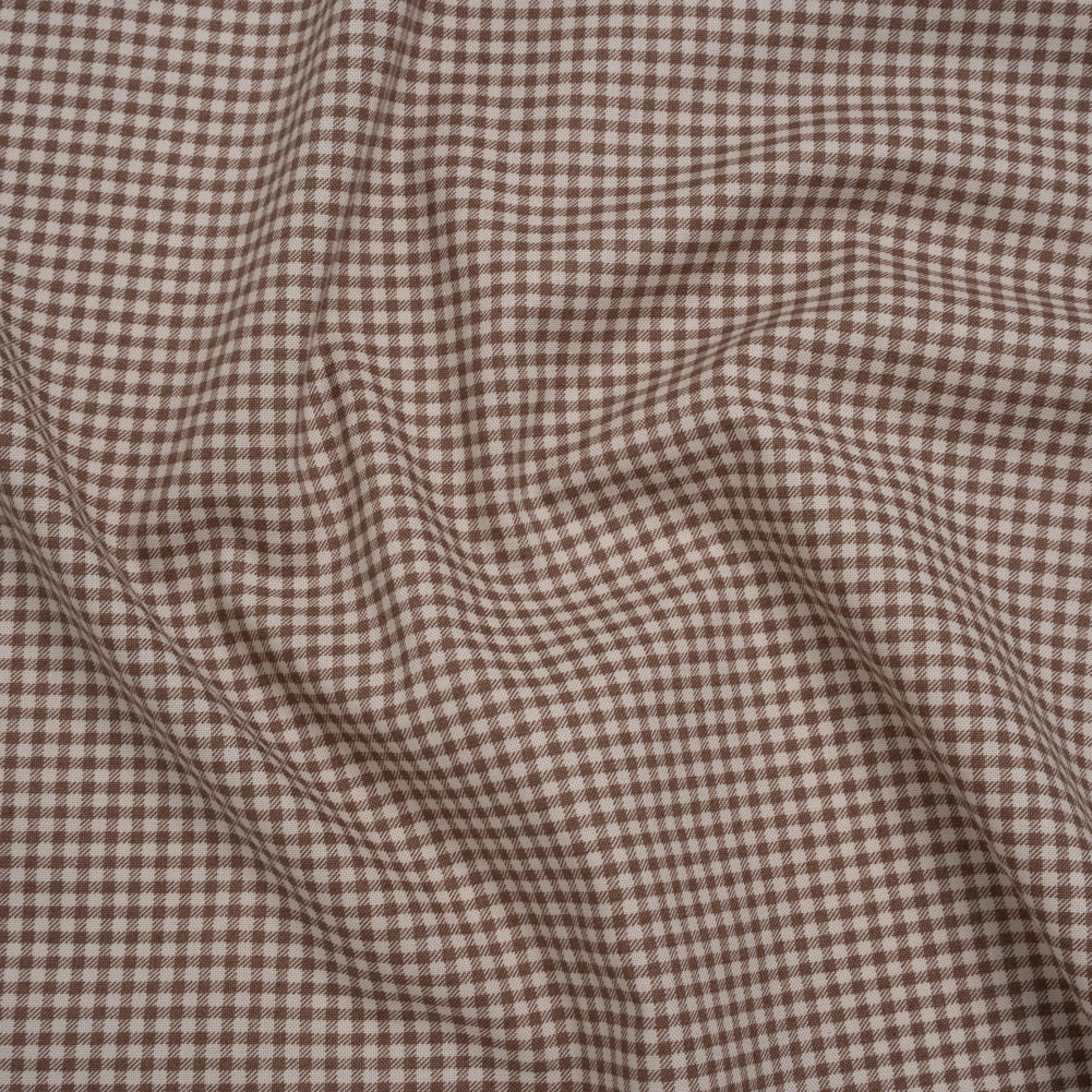 Printed Quilting Cotton by Ghazal Razavi for FIGO Studio - Walnut Checks - Nest Collection