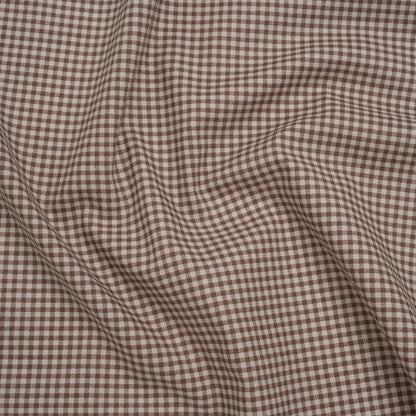 Printed Quilting Cotton by Ghazal Razavi for FIGO Studio - Walnut Checks - Nest Collection