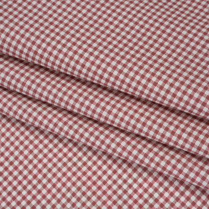 Printed Quilting Cotton by Ghazal Razavi for FIGO Studio - Paprika Checks - Nest Collection