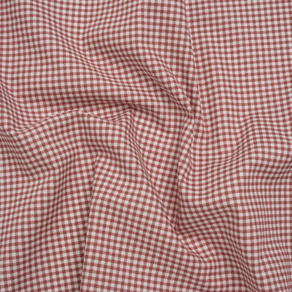 Printed Quilting Cotton by Ghazal Razavi for FIGO Studio - Paprika Checks - Nest Collection