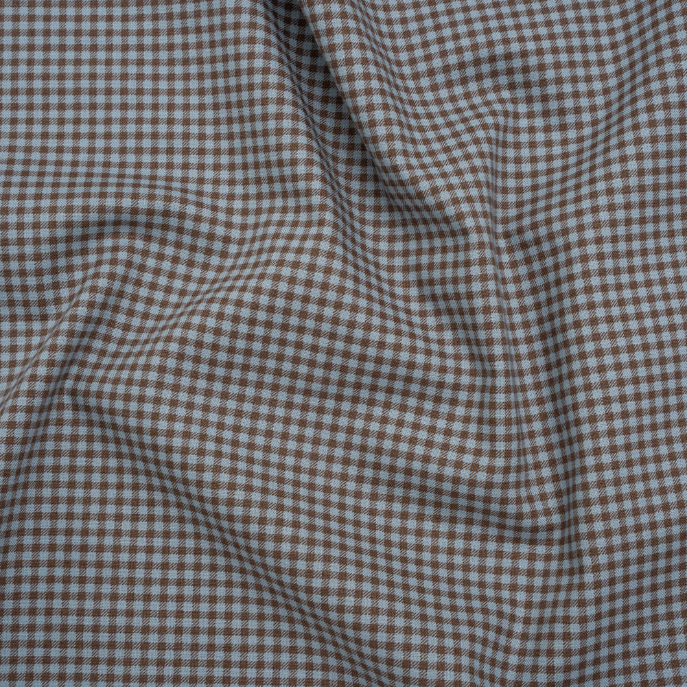 Printed Quilting Cotton by Ghazal Razavi for FIGO Studio - Blueberry Checks - Nest Collection