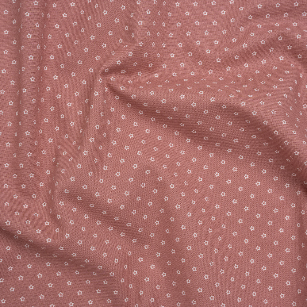 Printed Quilting Cotton by Ghazal Razavi for FIGO Studio - Rhubarb Stars - Nest Collection
