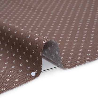 Printed Quilting Cotton by Ghazal Razavi for FIGO Studio - Cocoa Stars - Nest Collection