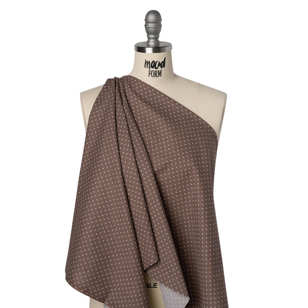 Printed Quilting Cotton by Ghazal Razavi for FIGO Studio - Cocoa Stars - Nest Collection