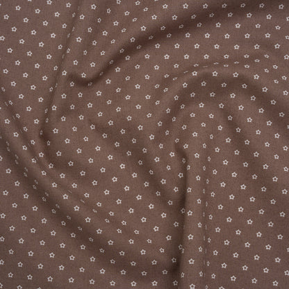 Printed Quilting Cotton by Ghazal Razavi for FIGO Studio - Cocoa Stars - Nest Collection