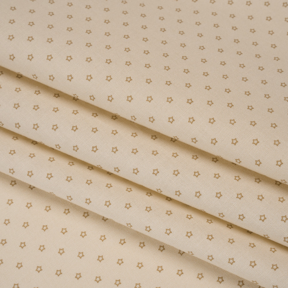 Printed Quilting Cotton by Ghazal Razavi for FIGO Studio - Honey Stars - Nest Collection