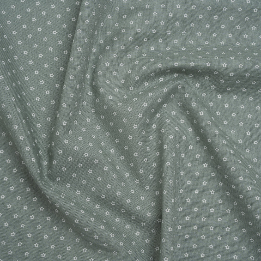 Printed Quilting Cotton by Ghazal Razavi for FIGO Studio - Basil Stars - Nest Collection