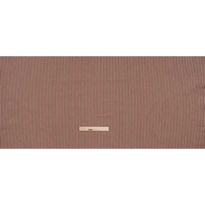 Printed Quilting Cotton by Ghazal Razavi for FIGO Studio - Cinnamon Stripes - Nest Collection