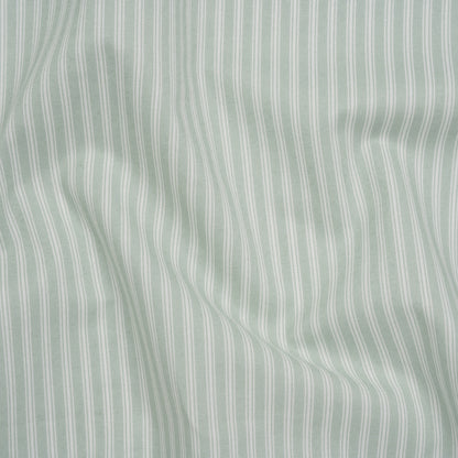 Printed Quilting Cotton by Ghazal Razavi for FIGO Studio - Mint Stripes - Nest Collection