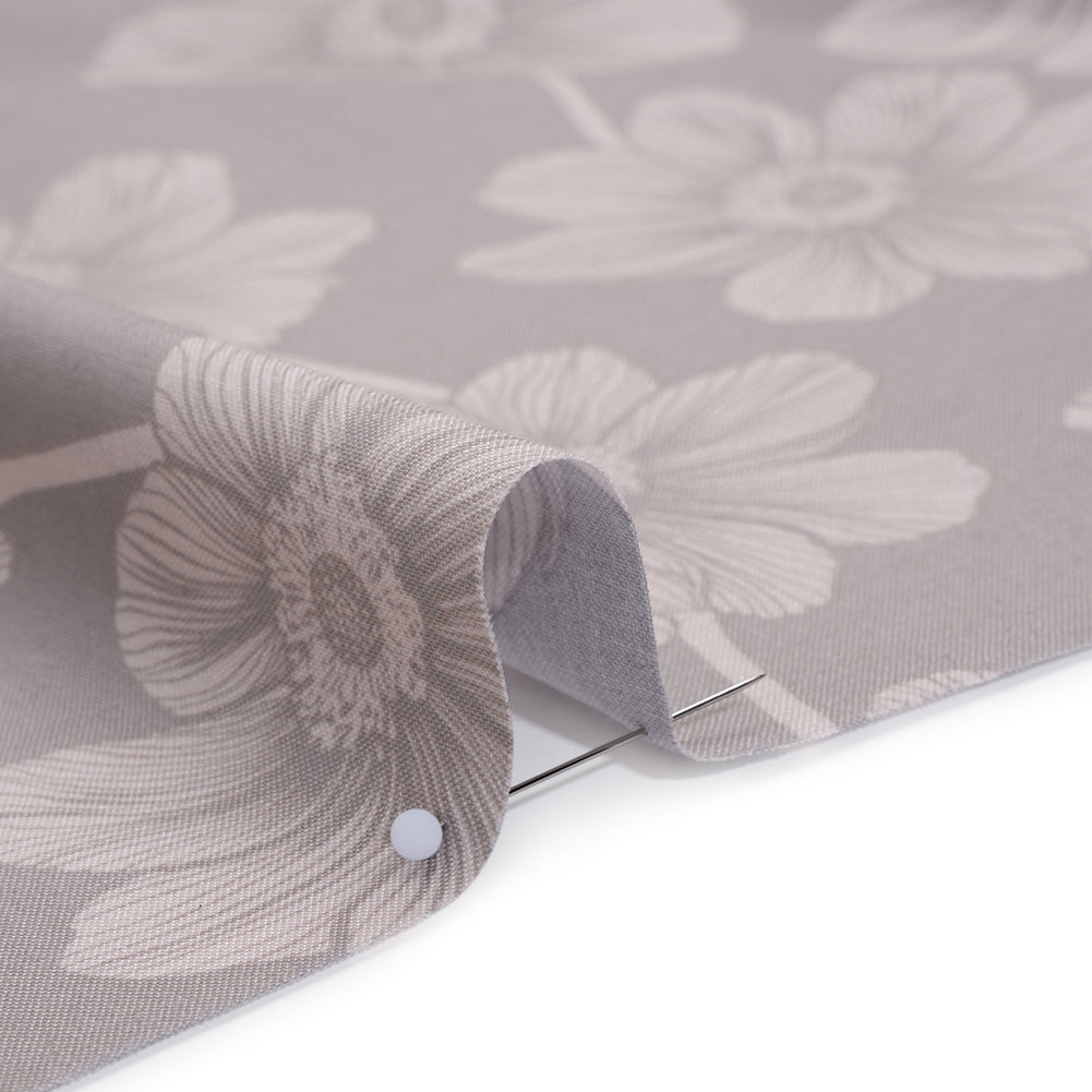 Printed Quilting Cotton by Anna Maria Textiles for Northcott - Hazey Anemone Floral - Indelible Soft Collection