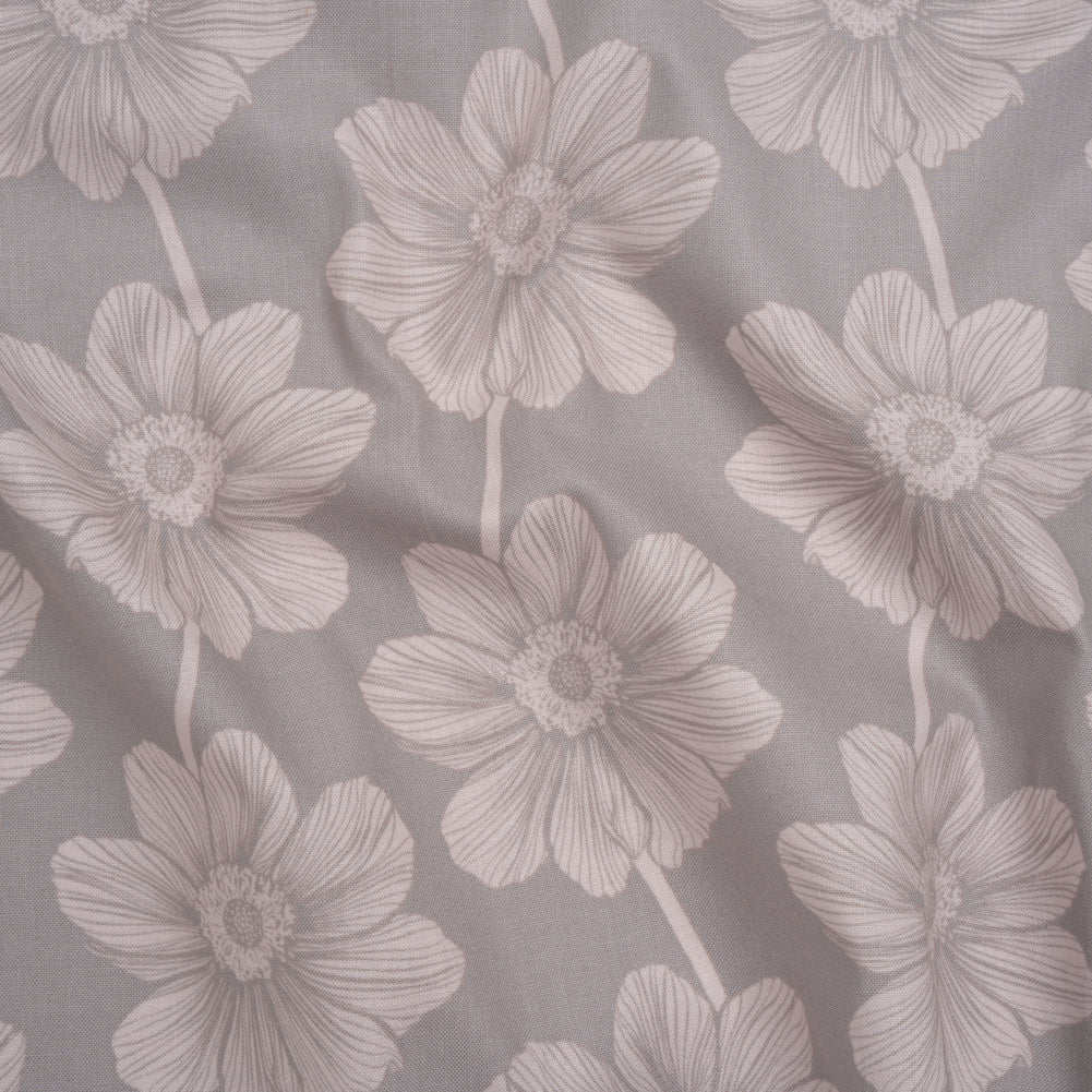 Printed Quilting Cotton by Anna Maria Textiles for Northcott - Hazey Anemone Floral - Indelible Soft Collection