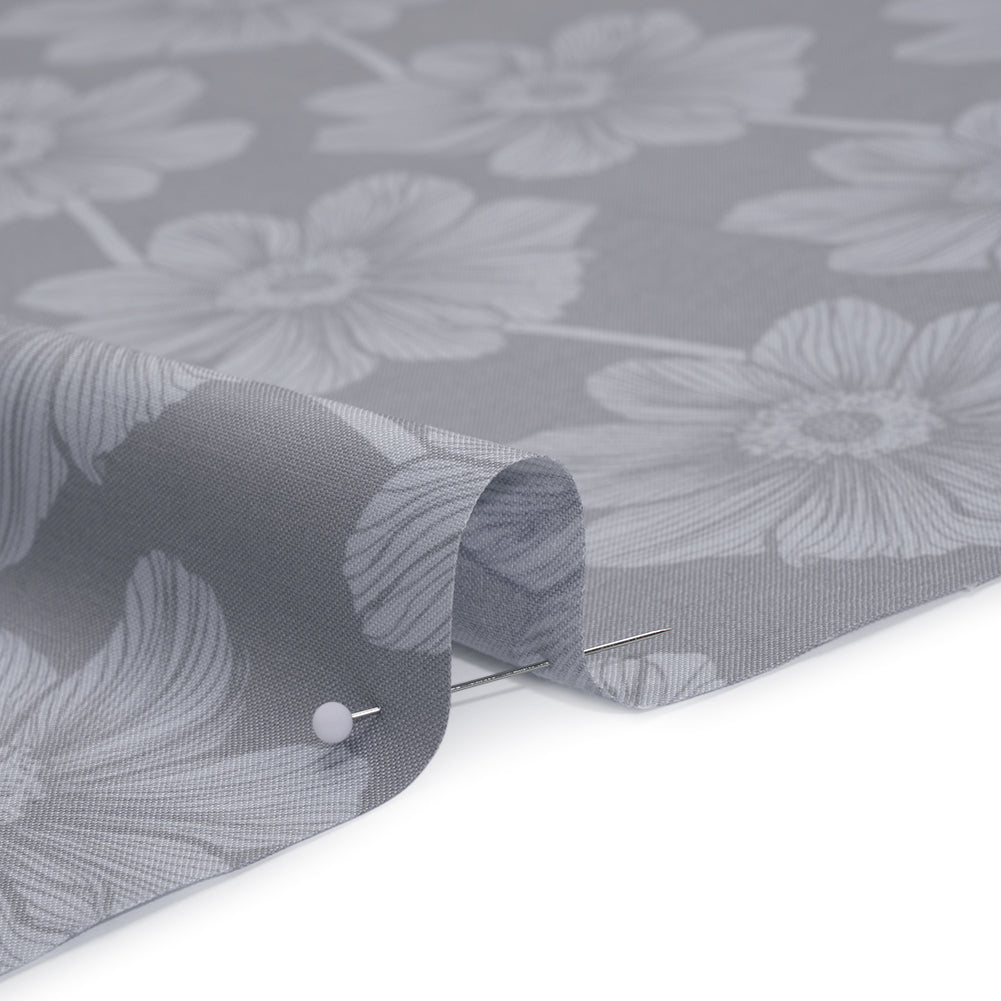 Printed Quilting Cotton by Anna Maria Textiles for Northcott - Overcast Anemone Floral - Indelible Soft Collection