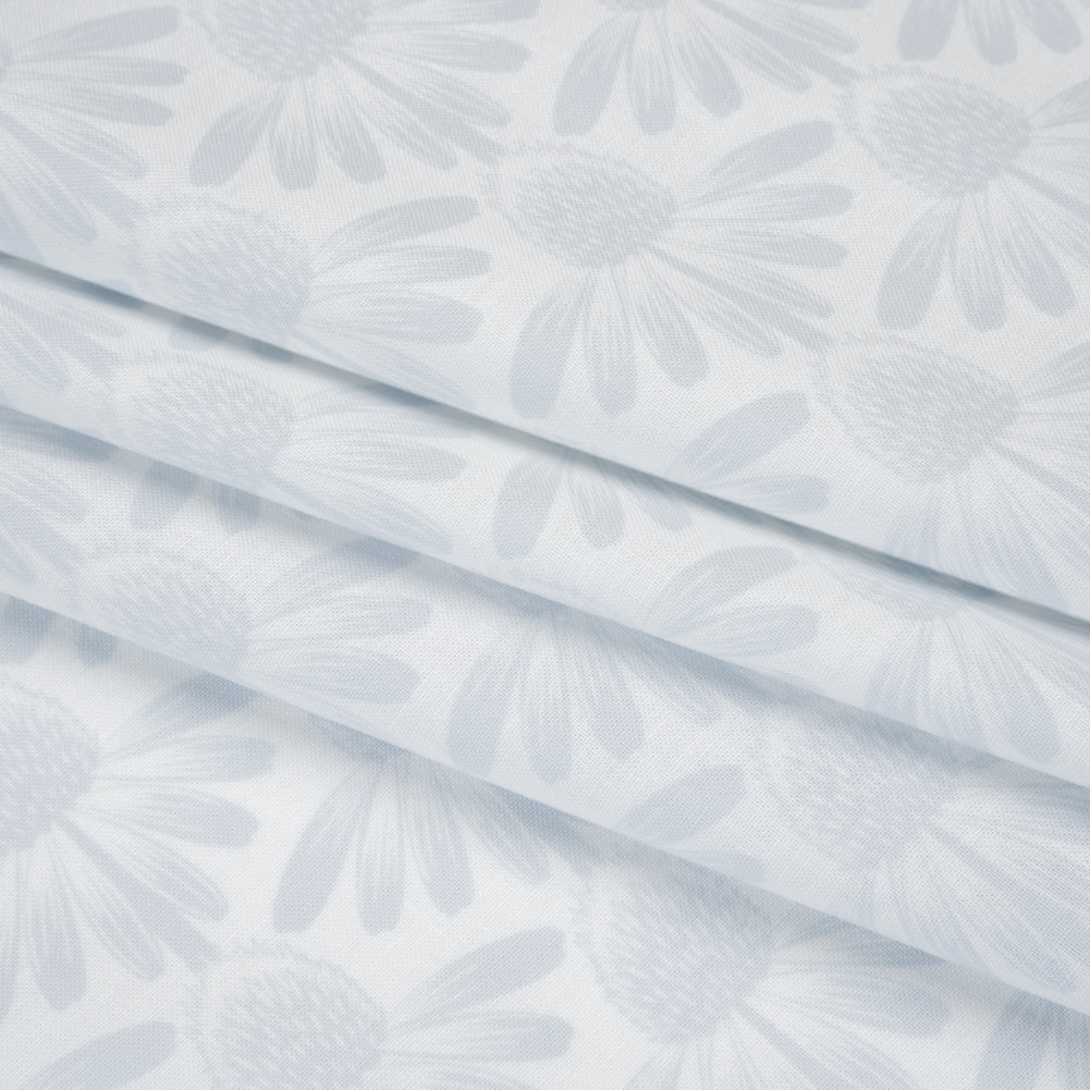 Printed Quilting Cotton by Anna Maria Textiles for Northcott - Cloud Coneflower Floral - Indelible Soft Collection