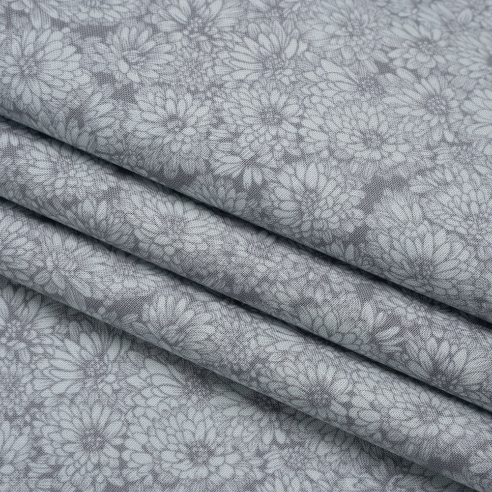 Printed Quilting Cotton by Anna Maria Textiles for Northcott - Stone Mums Floral - Indelible Soft Collection