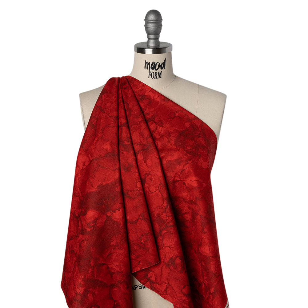 Printed Quilting Cotton by Northcott - Cardinal Abstract - Mirage Collection