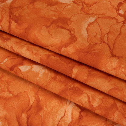 Printed Quilting Cotton by Northcott - Apricot Abstract - Mirage Collection