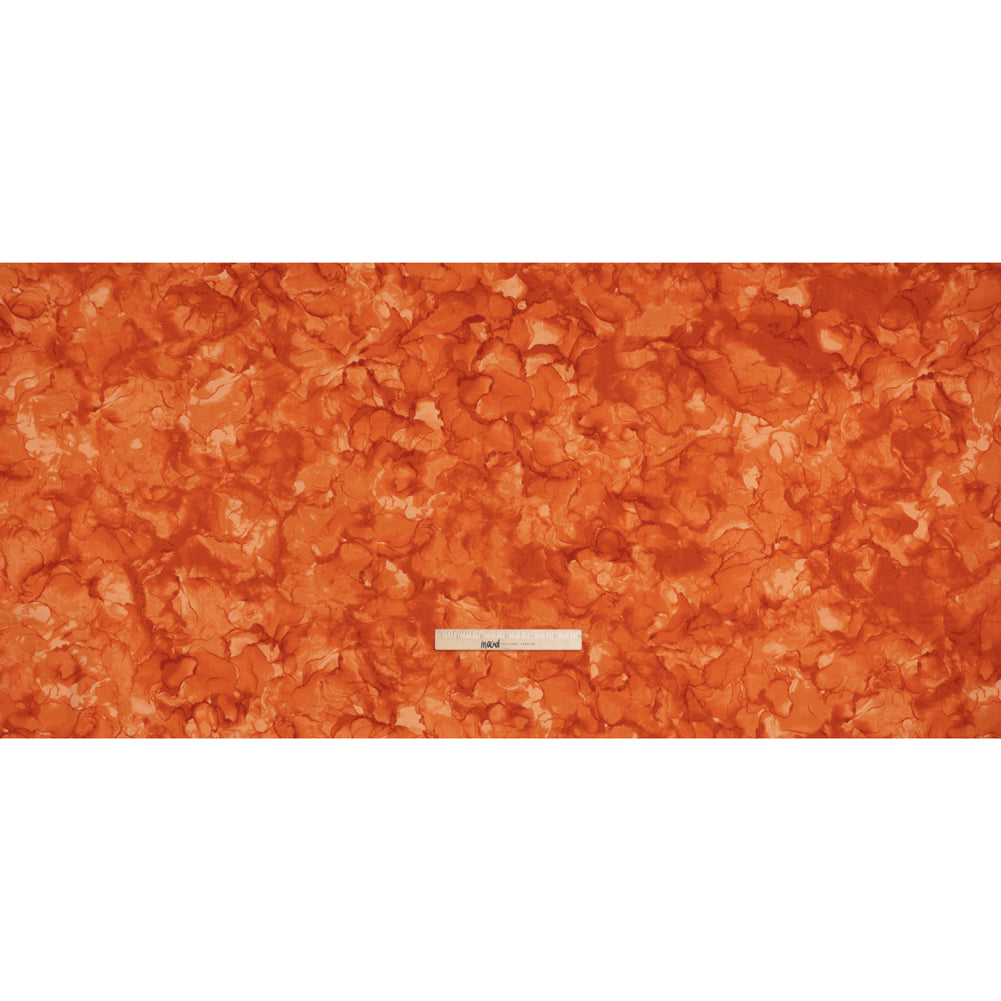 Printed Quilting Cotton by Northcott - Apricot Abstract - Mirage Collection