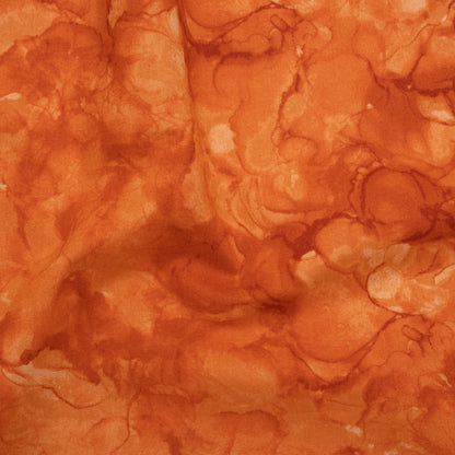 Printed Quilting Cotton by Northcott - Apricot Abstract - Mirage Collection