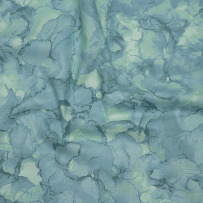Printed Quilting Cotton by Northcott - Sea Glass Abstract - Mirage Collection