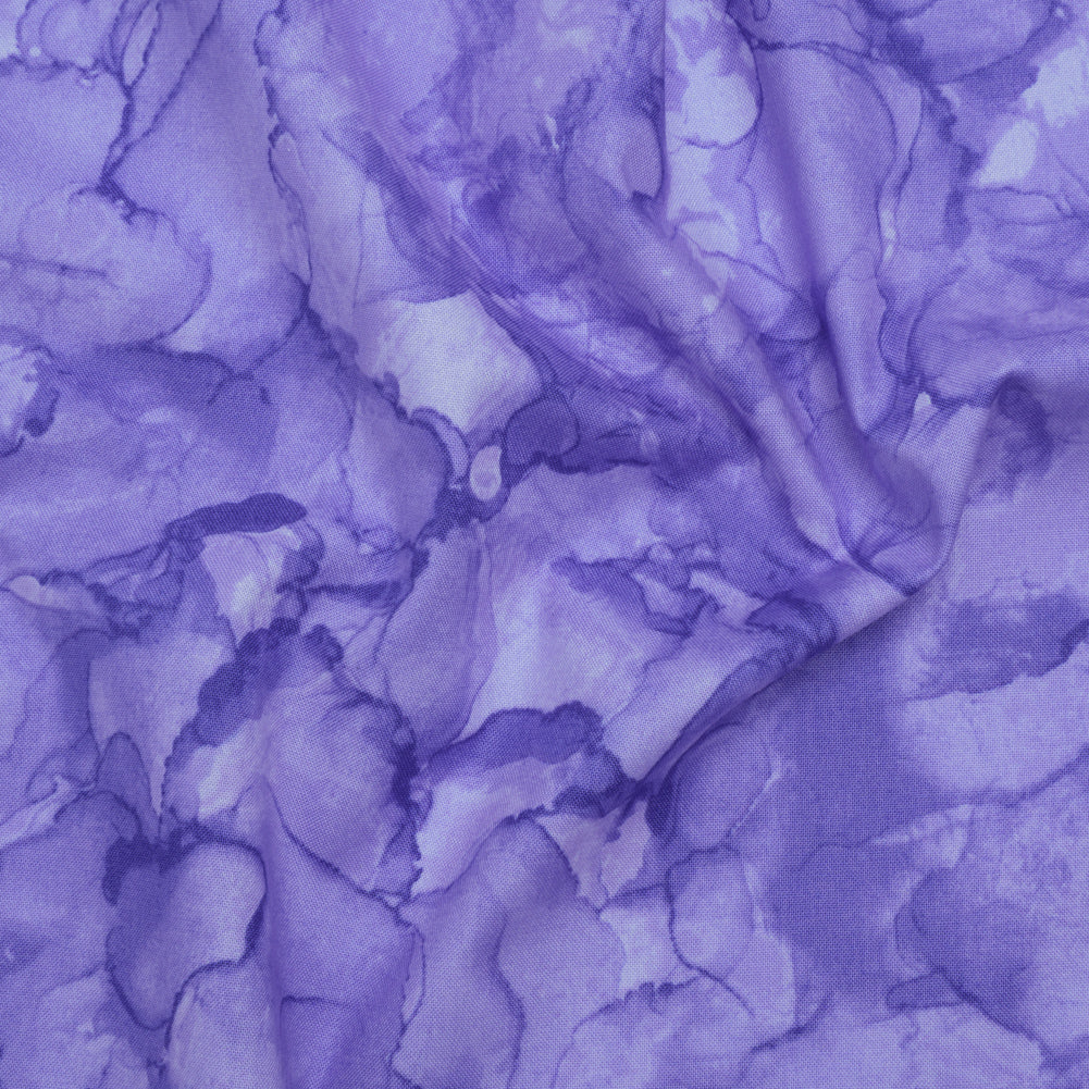 Printed Quilting Cotton by Northcott - Lilac Abstract - Mirage Collection