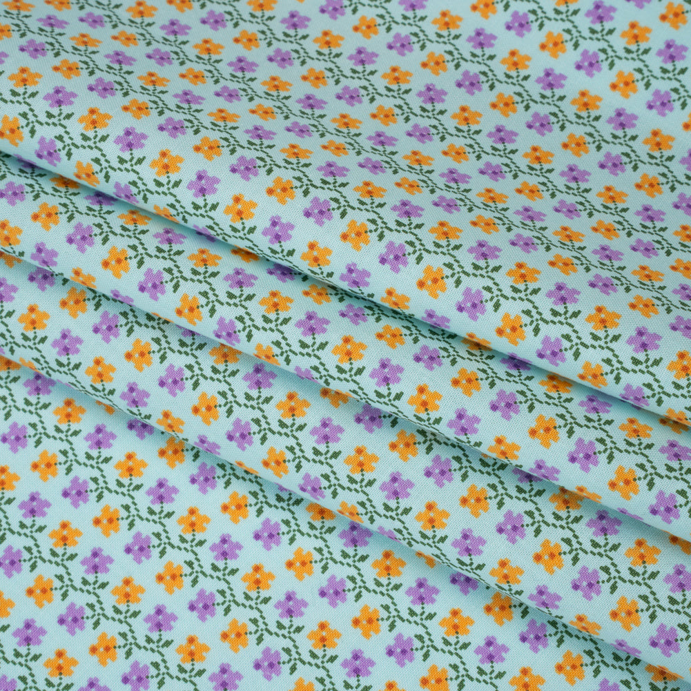 Printed Quilting Cotton by Anna Maria Textiles for Northcott - Spring Offshoot Floral - Heiress Collection