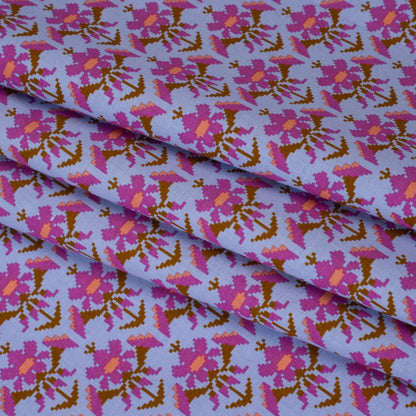 Printed Quilting Cotton by Anna Maria Textiles for Northcott - Glow Posey Floral - Heiress Collection