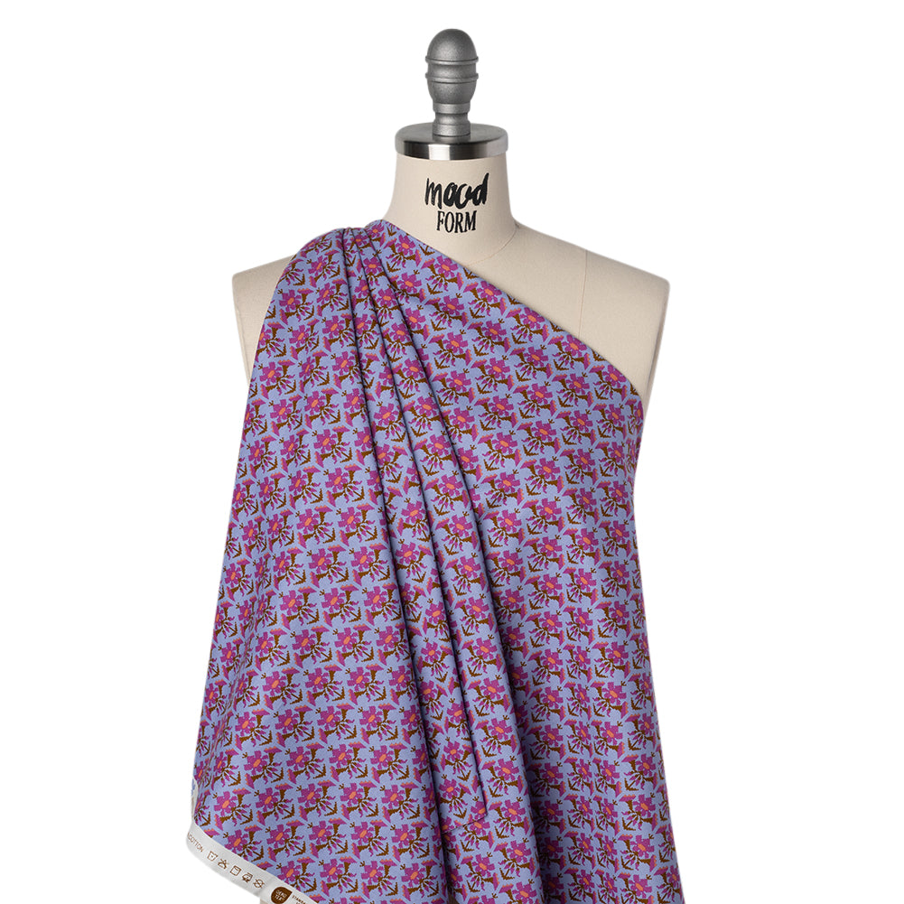 Printed Quilting Cotton by Anna Maria Textiles for Northcott - Glow Posey Floral - Heiress Collection