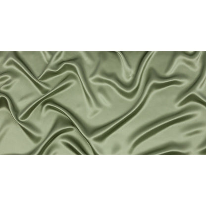 Silk Charmeuse 44" - Oil Green - Premium Collection