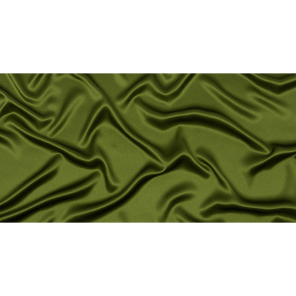 Silk Charmeuse 44" - Pesto Green - Premium Collection