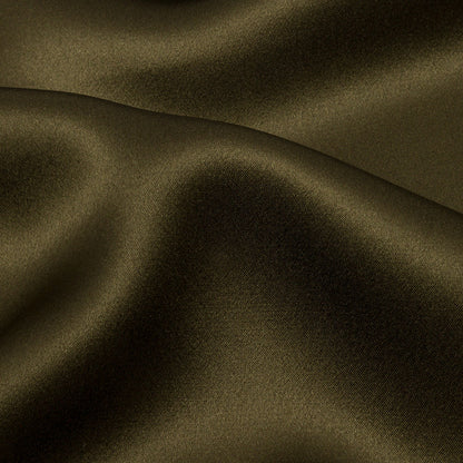 Silk Charmeuse 44" - Olive Green - Premium Collection