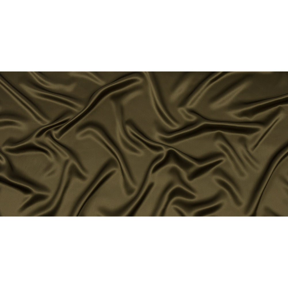Silk Charmeuse 44" - Olive Green - Premium Collection