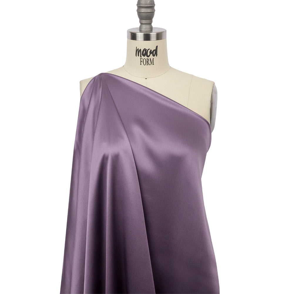 Silk Charmeuse 44" - Dusk Mauve - Premium Collection