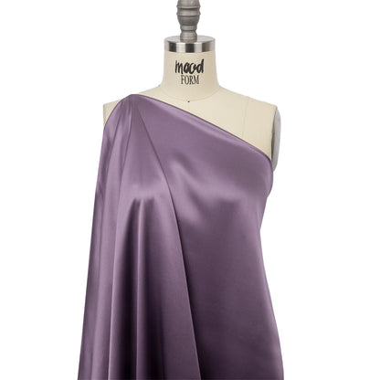 Silk Charmeuse 44" - Dusk Mauve - Premium Collection
