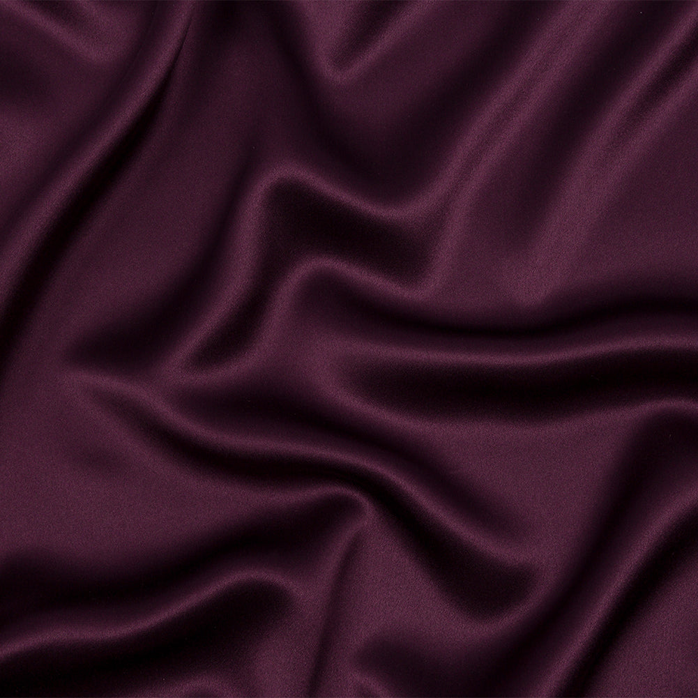 Silk Charmeuse 44" - Eggplant - Premium Collection