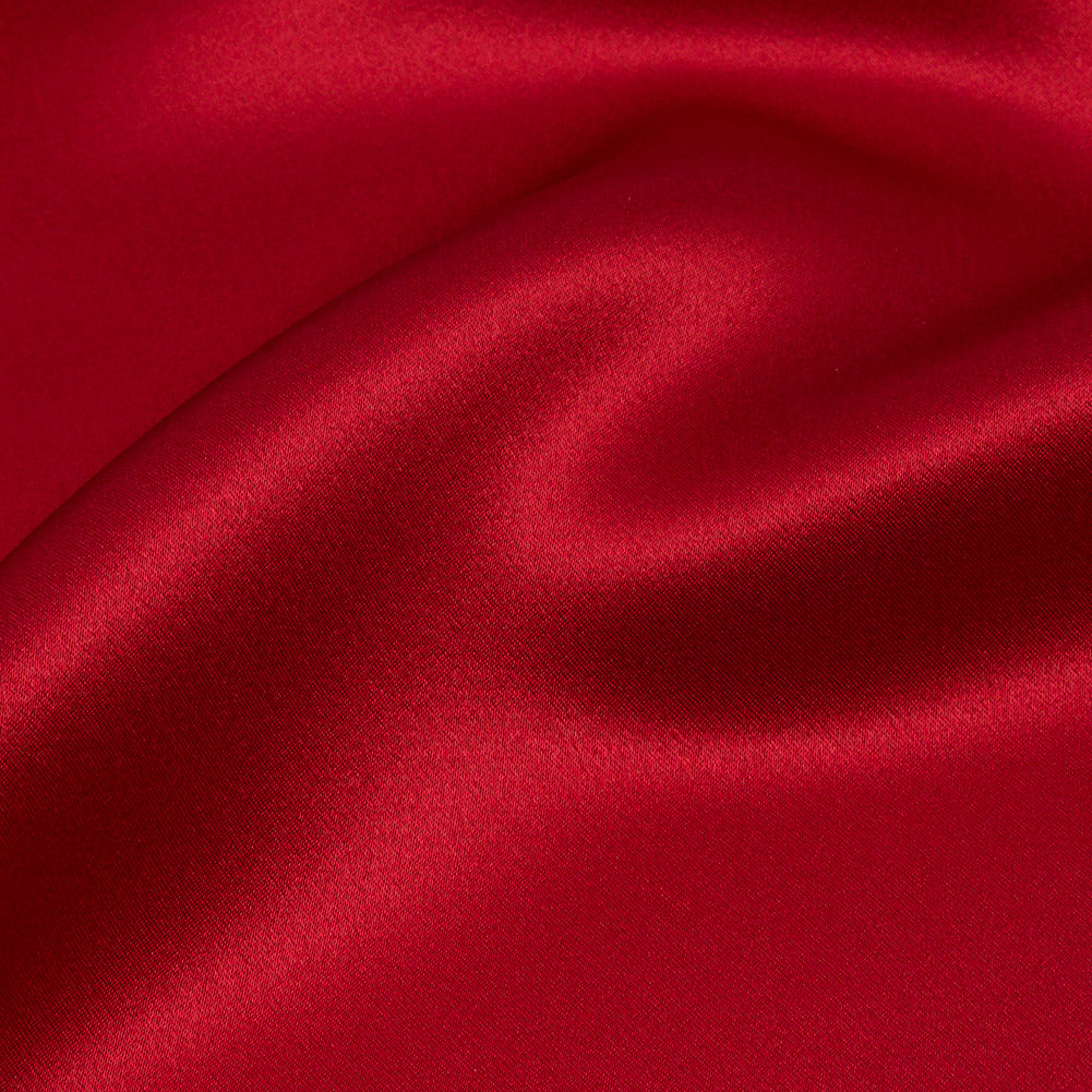 Silk Charmeuse 44" - Tango Red - Premium Collection
