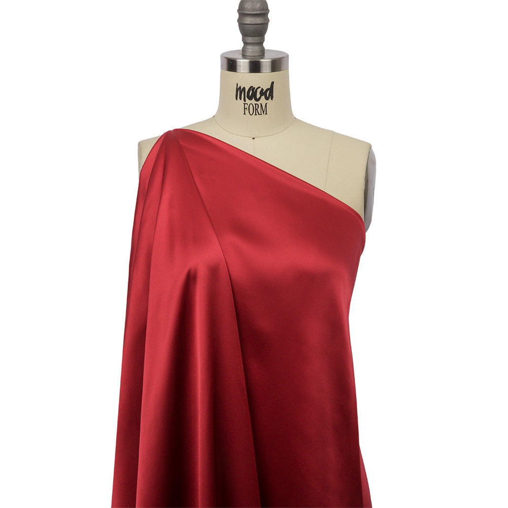 Silk Charmeuse 44" - Brick - Premium Collection