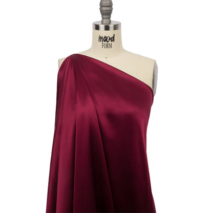 Silk Charmeuse 44" - Maroon - Premium Collection