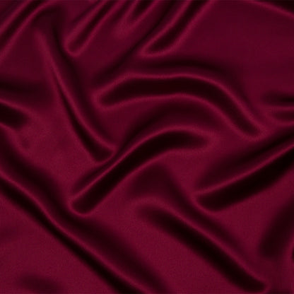 Silk Charmeuse 44" - Maroon - Premium Collection