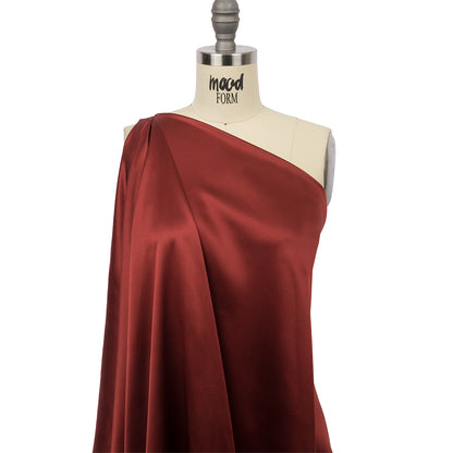 Silk Charmeuse 44" - Mahogany - Premium Collection