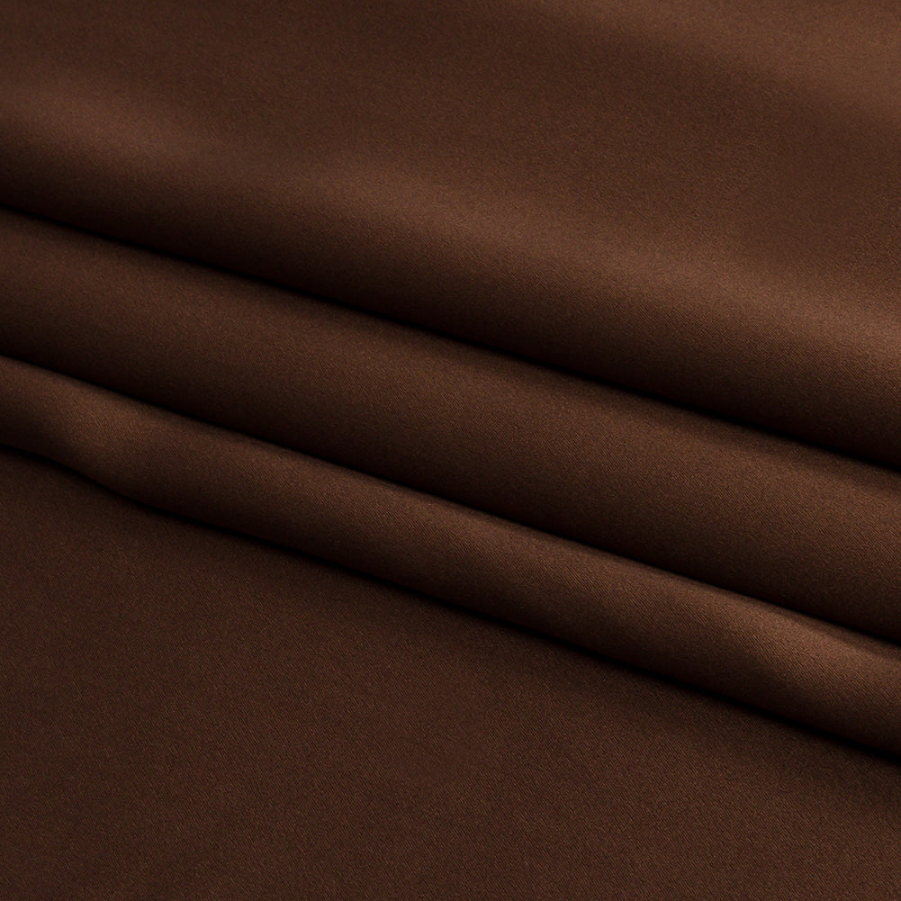Silk Charmeuse 44" - Chocolate - Premium Collection