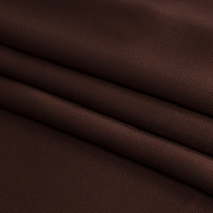 Silk Charmeuse 44" - Dark Brown - Premium Collection